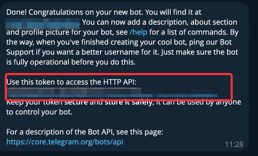 如何集成 Telegram Bot配图 4